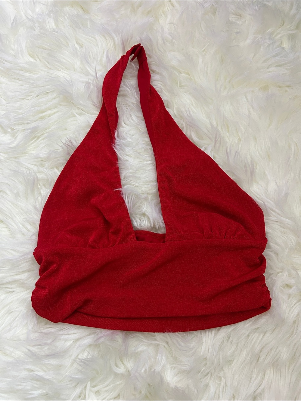 Better Be Red Halter Bralette